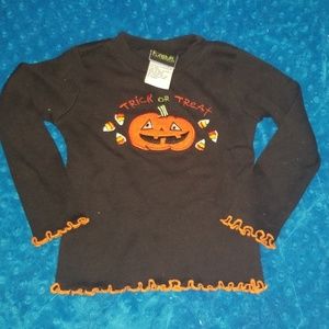 Trick-or-treat ruffled shirt